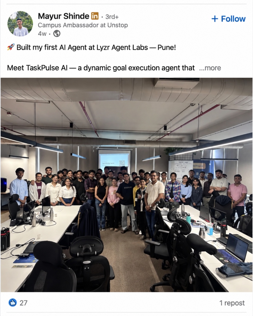 Mayur Shinde - Lyzr Agent Labs